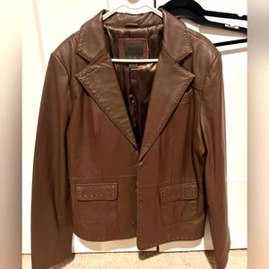 Short dark brown jacket